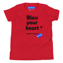 Load image into Gallery viewer, BLESS YOUR HEART - YOUNICHELY - Youth Short Sleeve T-Shirt
