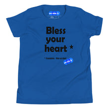 Load image into Gallery viewer, BLESS YOUR HEART - YOUNICHELY - Youth Short Sleeve T-Shirt
