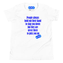 Load image into Gallery viewer, HAND OUT - YOUNICHELY - Youth Short Sleeve T-Shirt
