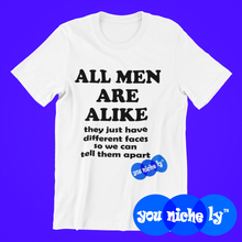 Load image into Gallery viewer, ALL MEN ARE ALIKE - YOUNICHELY - Youth Short Sleeve T-Shirt
