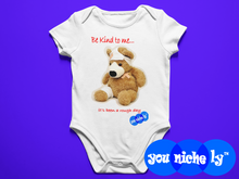 Load image into Gallery viewer, BE KIND TO ME - YOUNICHELY - Baby short sleeve one piece
