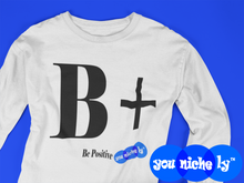 Load image into Gallery viewer, BE POSITIVE - YOUNICHELY - Unisex Long Sleeve Tee
