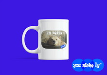 Load image into Gallery viewer, BORED - YOUNICHELY - White glossy mug
