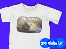 Load image into Gallery viewer, BORED - YOUNICHELY - Toddler Short Sleeve Tee

