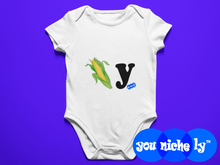 Load image into Gallery viewer, CORN-Y - YOUNICHELY - Baby short sleeve one piece
