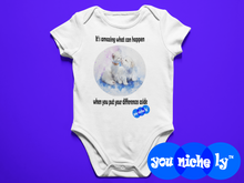 Load image into Gallery viewer, DIFFERENCES ASIDE - YOUNICHELY - Baby short sleeve one piece
