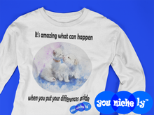 Load image into Gallery viewer, DIFFERENCES ASIDE - YOUNICHELY - Unisex Long Sleeve Tee
