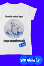 Load image into Gallery viewer, DIFFERENCES ASIDE - YOUNICHELY - Unisex t-shirt
