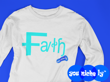 Load image into Gallery viewer, FAITH - YOUNICHELY - Unisex Long Sleeve Tee
