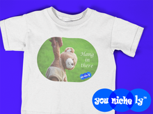 Load image into Gallery viewer, HANG IN THERE - YOUNICHELY - Toddler Short Sleeve Tee
