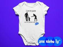 Load image into Gallery viewer, I LOVE MY DADDIES - YOUNICHELY - Baby short sleeve one piece
