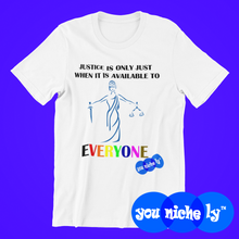 Load image into Gallery viewer, JUSTICE - YOUNICHELY - Youth Short Sleeve T-Shirt
