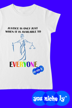 Load image into Gallery viewer, JUSTICE - YOUNICHELY - Unisex t-shirt
