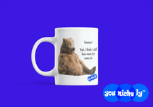 Load image into Gallery viewer, STUFFED BEAR - YOUNICHELY - White glossy mug
