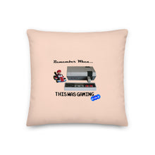 Load image into Gallery viewer, REMEMBER WHEN...GAMING - YOUNICHELY - Premium Pillow
