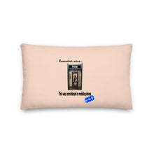 Load image into Gallery viewer, REMEMBER WHEN...MOBILE PHONE - YOUNICHELY - Premium Pillow
