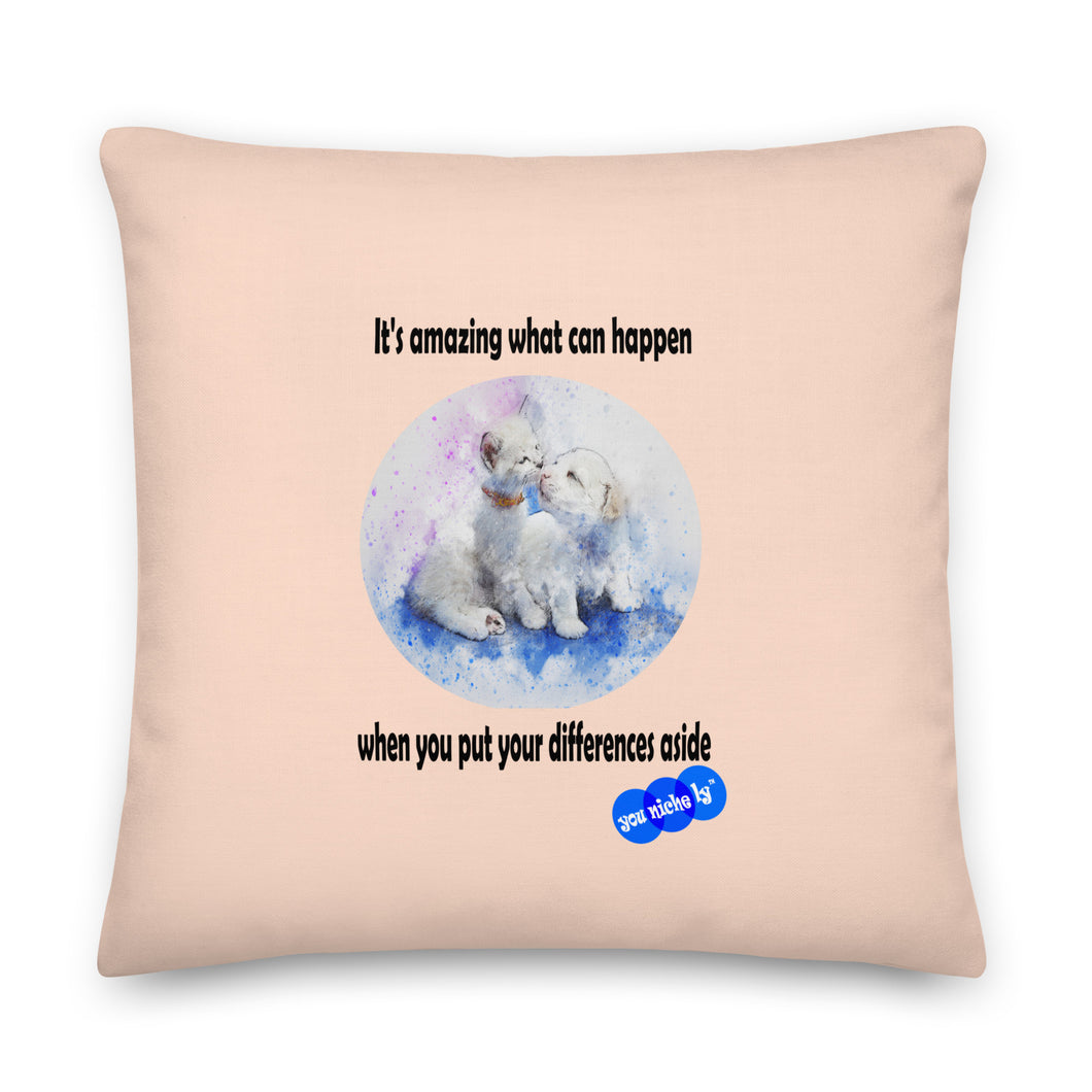 DIFFERENCES ASIDE - YOUNICHELY - Premium Pillow