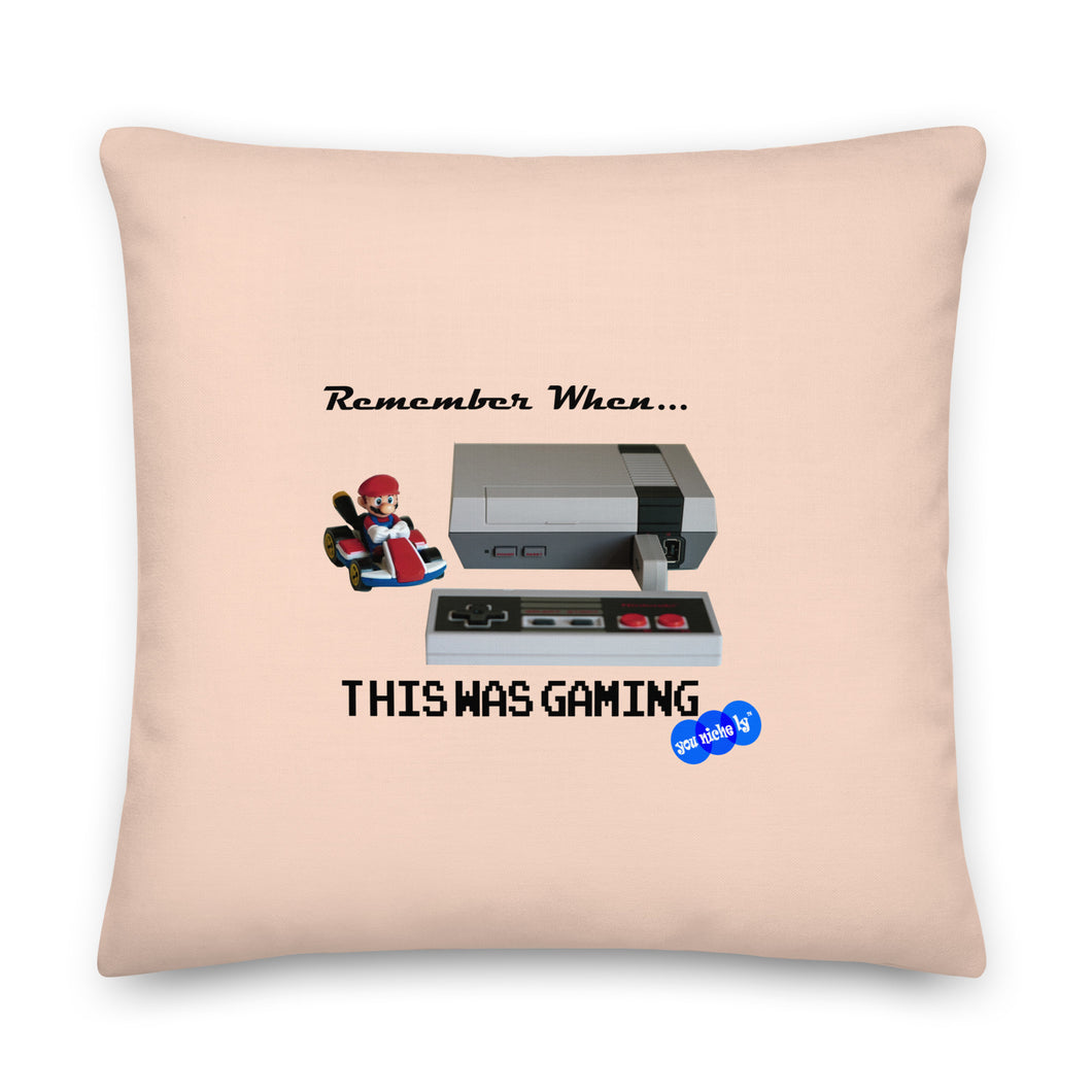 REMEMBER WHEN...GAMING - YOUNICHELY - Premium Pillow