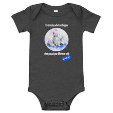 Load image into Gallery viewer, DIFFERENCES ASIDE - YOUNICHELY - Baby short sleeve one piece
