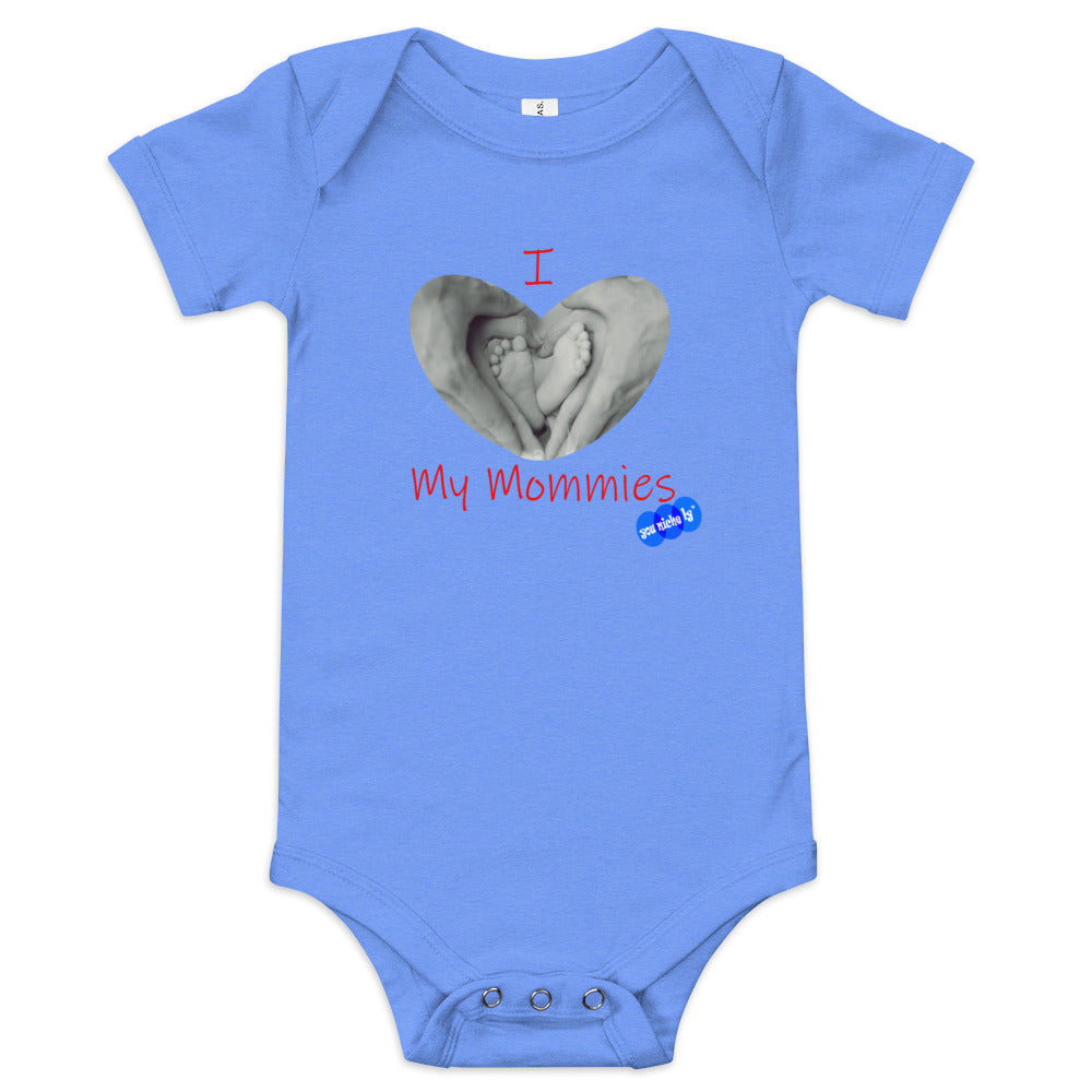 I LOVE MY MOMMIES - YOUNICHELY - Baby short sleeve one piece