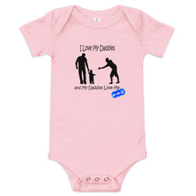 Load image into Gallery viewer, I LOVE MY DADDIES - YOUNICHELY - Baby short sleeve one piece
