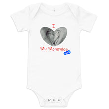 Load image into Gallery viewer, I LOVE MY MOMMIES - YOUNICHELY - Baby short sleeve one piece
