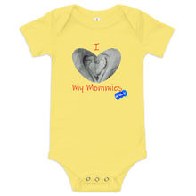 Load image into Gallery viewer, I LOVE MY MOMMIES - YOUNICHELY - Baby short sleeve one piece

