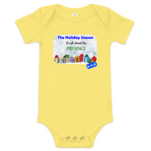 Load image into Gallery viewer, HOLIDAY PRESENTS - YOUNICHELY - Baby short sleeve one piece
