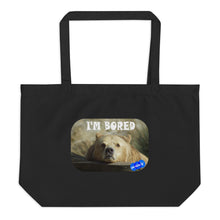 Load image into Gallery viewer, BORED - YOUNICHELY - Large organic tote bag
