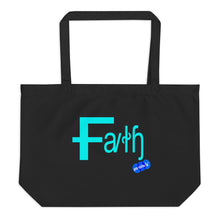 Load image into Gallery viewer, FAITH - YOUNICHELY - Large organic tote bag
