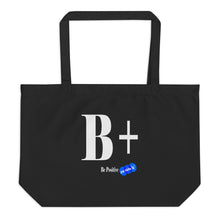 Load image into Gallery viewer, BE POSITIVE - YOUNICHELY - Large organic tote bag
