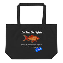 Load image into Gallery viewer, BE THE FISH - YOUNICHELY - Large organic tote bag
