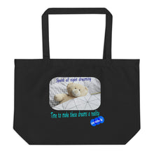 Load image into Gallery viewer, DREAMY BEAR - YOUNICHELY - Large organic tote bag
