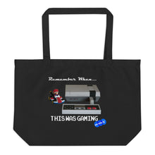 Load image into Gallery viewer, REMEMBER WHEN...GAMING - YOUNICHELY - Large organic tote bag
