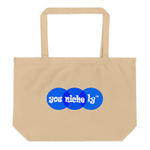 Load image into Gallery viewer, YOUNICHELY™ MERCH -  Large organic tote bag
