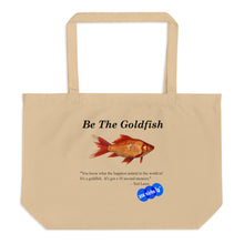 Load image into Gallery viewer, BE THE FISH - YOUNICHELY - Large organic tote bag
