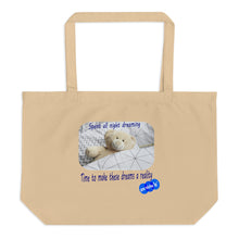 Load image into Gallery viewer, DREAMY BEAR - YOUNICHELY - Large organic tote bag
