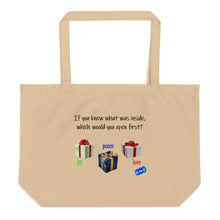 Load image into Gallery viewer, HOLIDAY GIFTS - YOUNICHELY - Large organic tote bag
