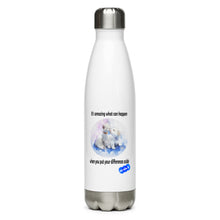 Load image into Gallery viewer, DIFFERENCES ASIDE- YOUNICHELY - Stainless Steel Water Bottle
