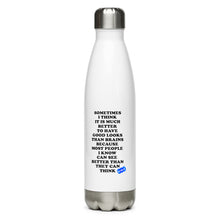 Load image into Gallery viewer, GOOD LOOKS OR BRAINS - YOUNICHELY - Stainless Steel Water Bottle
