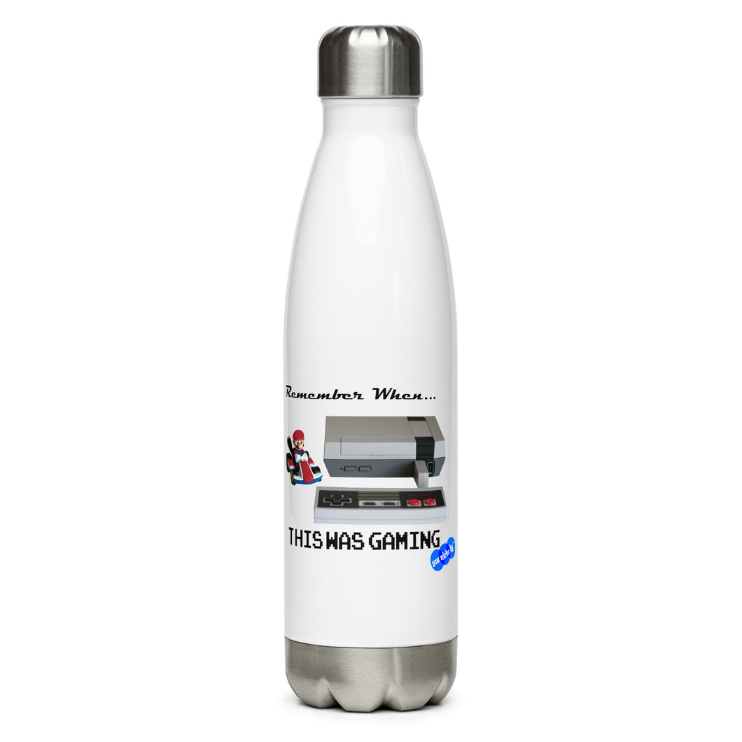 REMEMBER WHEN...GAMING - YOUNICHELY - Stainless Steel Water Bottle