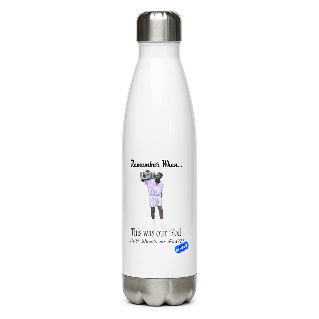 REMEMBER WHEN...I POD - YOUNICHELY - Stainless Steel Water Bottle