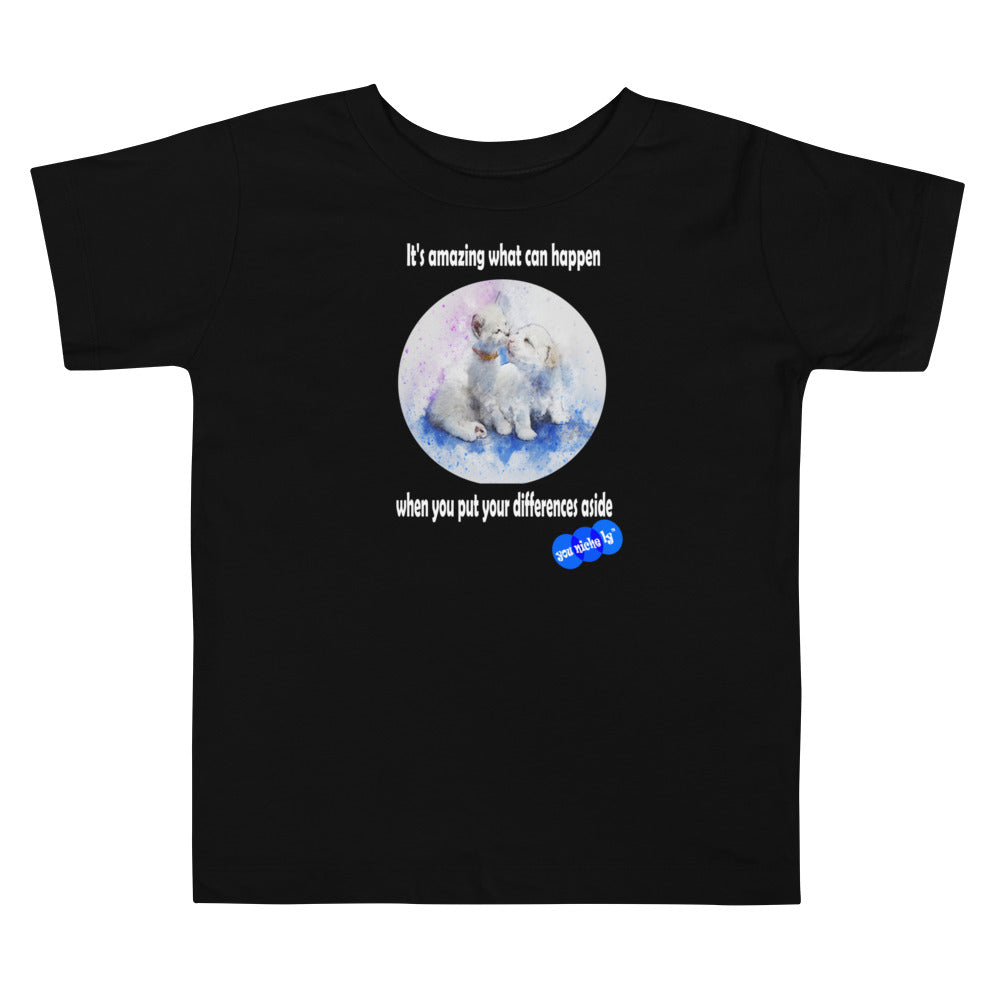 DIFFERENCES ASIDE - YOUNICHELY - Toddler Short Sleeve Tee