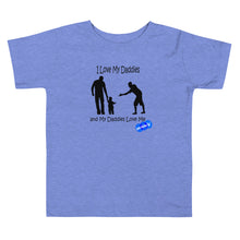 Load image into Gallery viewer, I LOVE MY DADDIES - YOUNICHELY - Toddler Short Sleeve Tee
