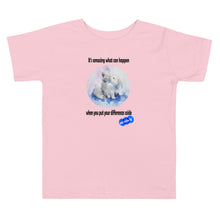 Load image into Gallery viewer, DIFFERENCES ASIDE - YOUNICHELY - Toddler Short Sleeve Tee
