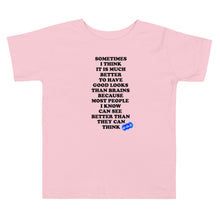 Load image into Gallery viewer, GOOD LOOKS OR BRAINS? - YOUNICHELY - Toddler Short Sleeve Tee
