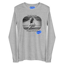 Load image into Gallery viewer, LONG ROAD - YOUNICHELY - Unisex Long Sleeve Tee
