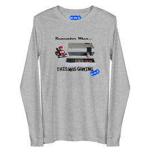 Load image into Gallery viewer, REMEMBER WHEN...GAMING - YOUNICHELY - Unisex Long Sleeve Tee
