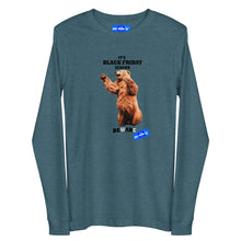 Load image into Gallery viewer, BLACK FRIDAY BEAR - YOUNICHELY - Unisex Long Sleeve Tee

