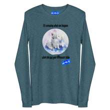Load image into Gallery viewer, DIFFERENCES ASIDE - YOUNICHELY - Unisex Long Sleeve Tee

